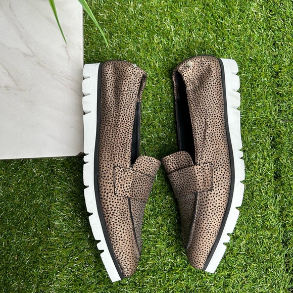 AGL Brown Loafers with White Sole - Picture 5 of 11